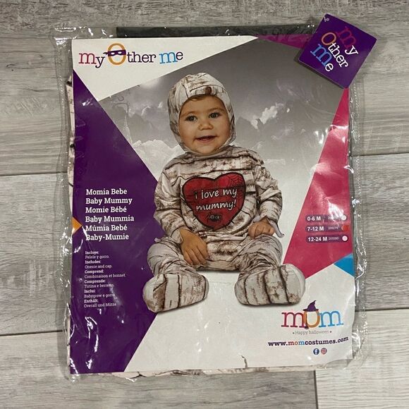 Baby mummy costume size 7–12 months - Picture 1 of 5